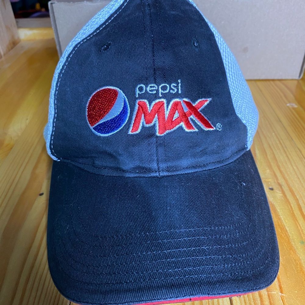 Pepsi Max Black and White Cap Vintage